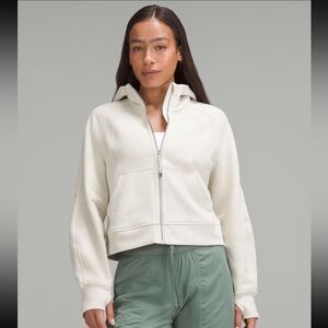 LULULEMON Scuba Oversized Full Zip size XS/S Bone